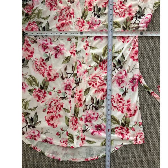 SHOW ME YOUR MUMU NWOT Garden of Blooms Brie Floral Kimono O/S Petal Pink - Picture 6 of 6